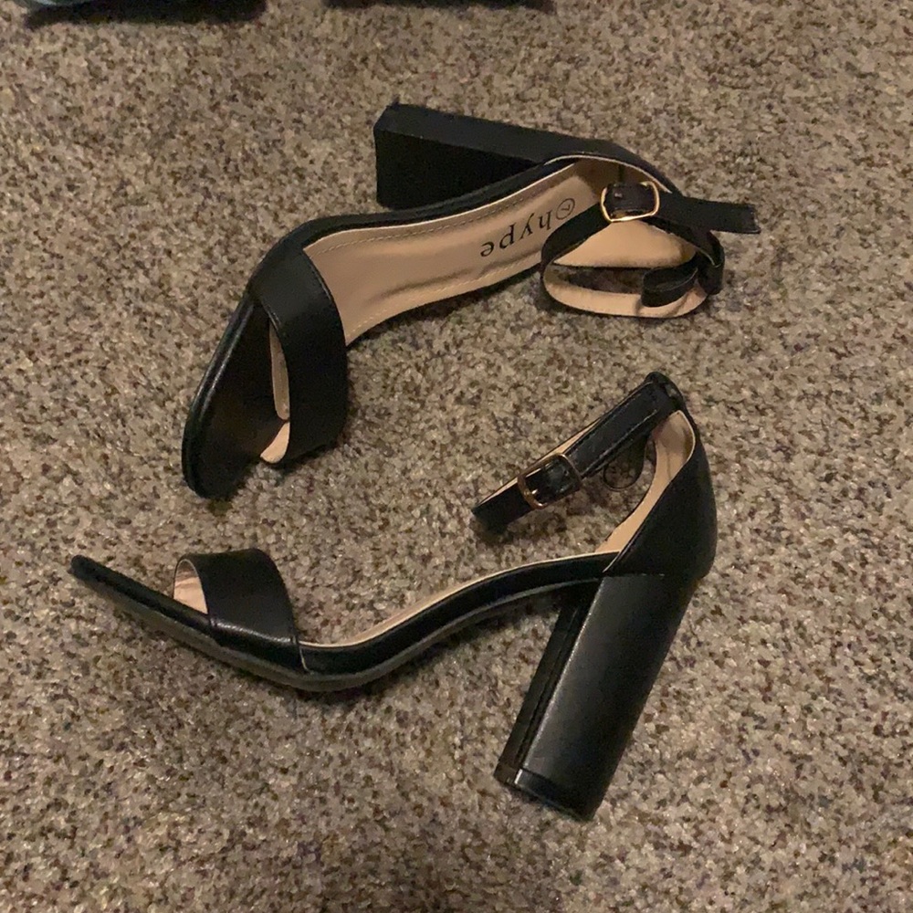 Black heels